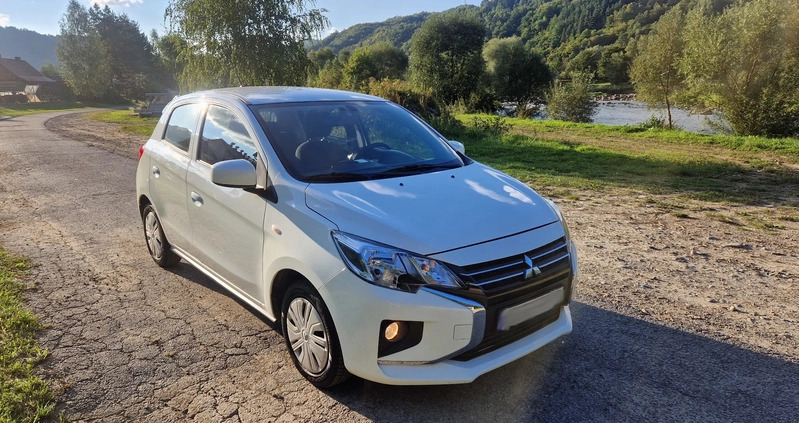 Mitsubishi Space Star cena 36000 przebieg: 34000, rok produkcji 2021 z Ciechanowiec małe 407